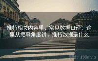 推特相关内容里，常见数据口径：这里从叙事角度讲，推特数据是什么